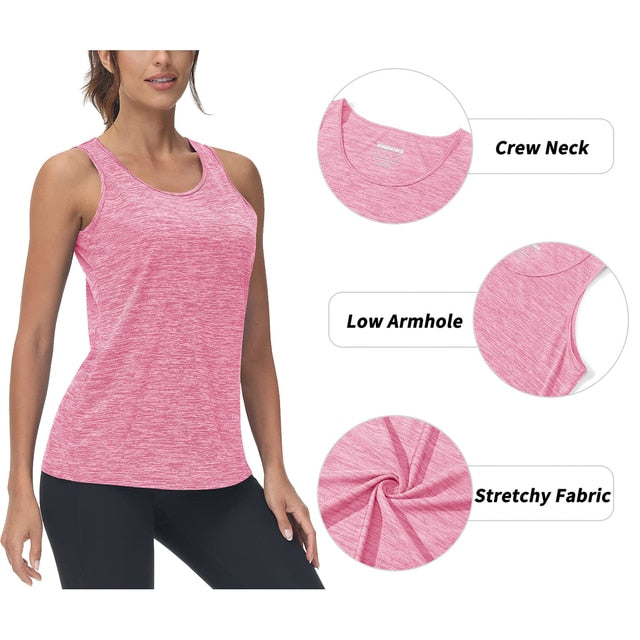 Women's Workout Quick Dry Tank Tops