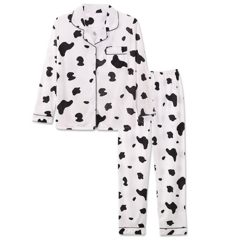 Cow Printed Pajamas Set