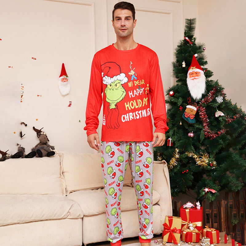 Happy Christmas Holiday Family Matching Pajamas