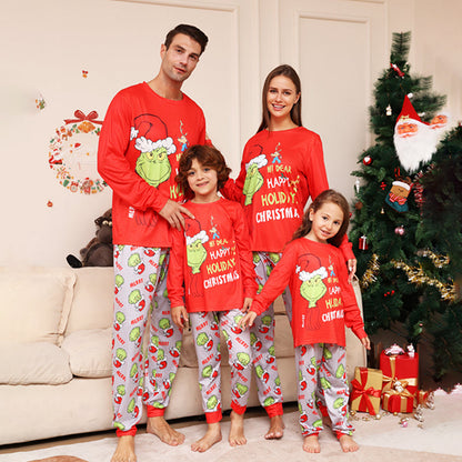 Happy Christmas Holiday Family Matching Pajamas