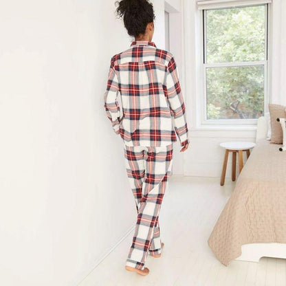 check-pajama-set-for-women
