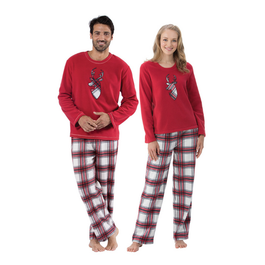 Fireside Fleece Matching Pajamas for Couple