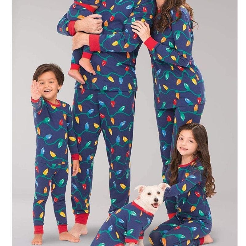 Family Matching Printed Pajama Set