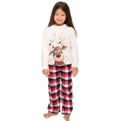 Family Matching Reindeer Pajamas