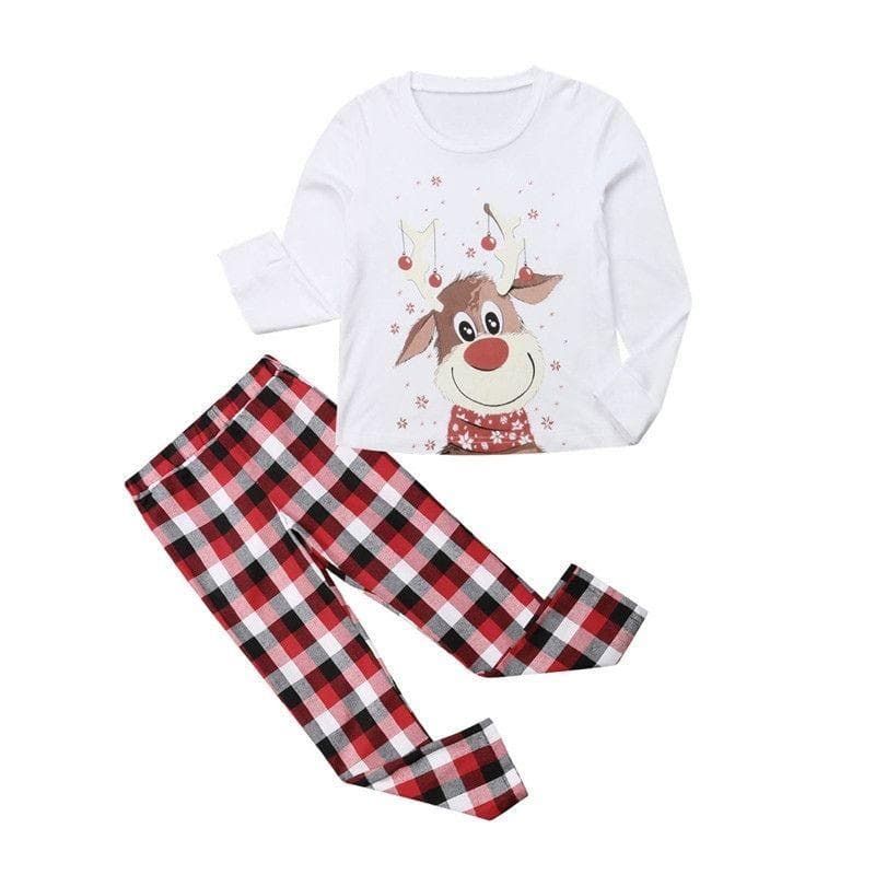 Family Matching Reindeer Pajamas