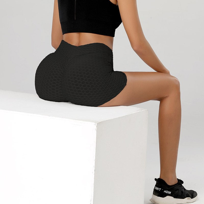 TikTok Honeycomb Fitness Yoga Shorts