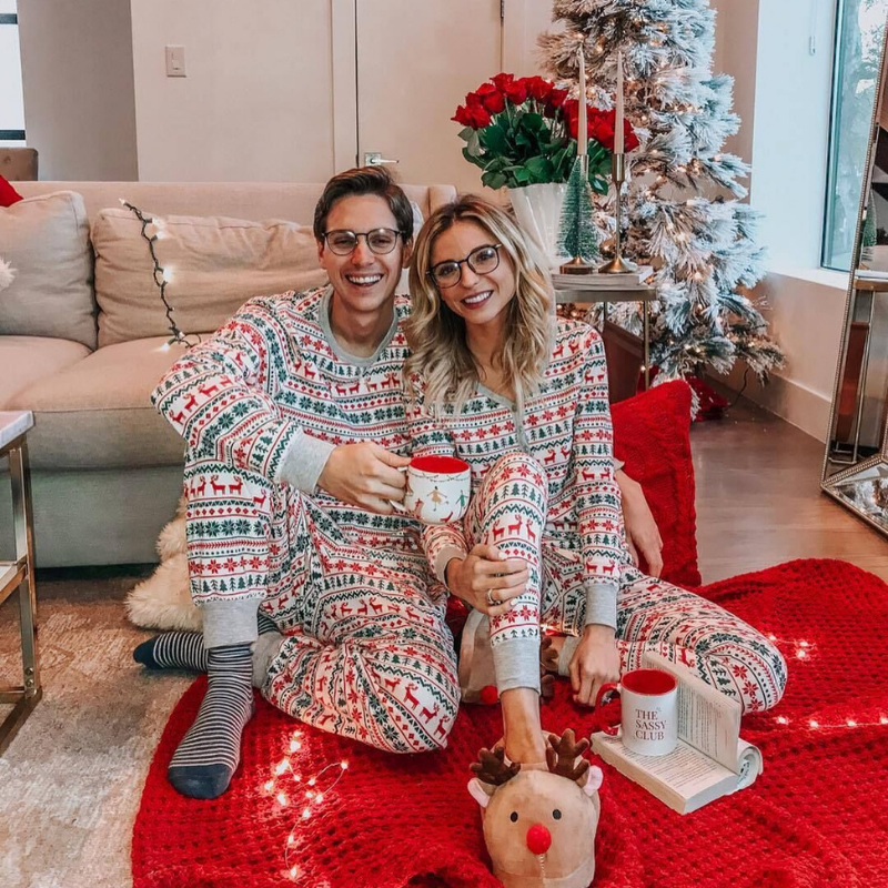 Matching Christmas Pajama Set For couple