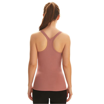 Sports Yoga Tank with Built in Bra