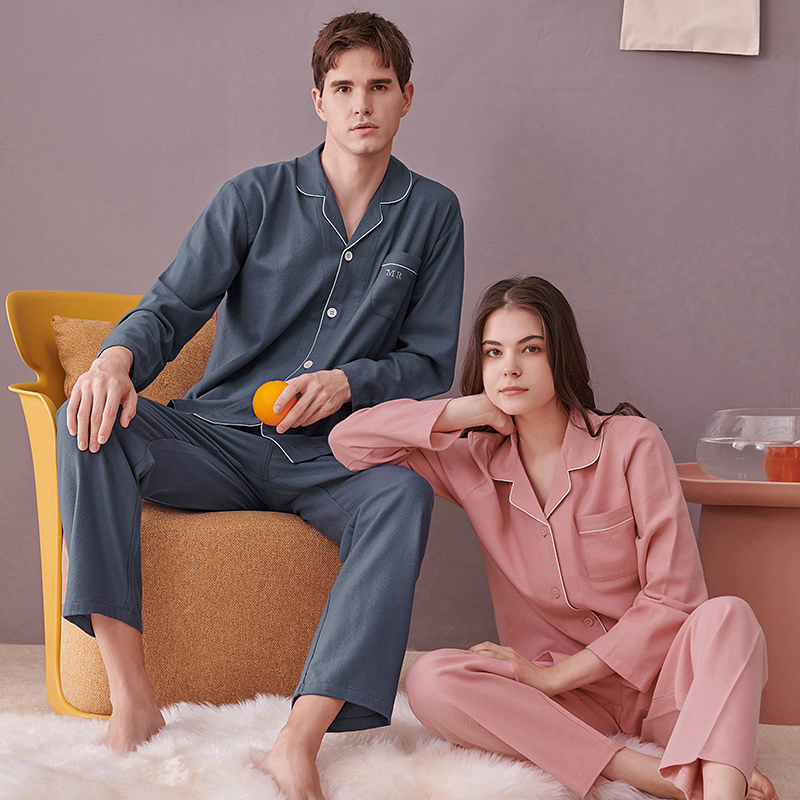 Flannel Pajamas Sets For Couple