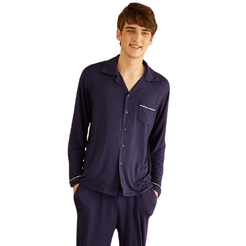 Men Long Sleeve Pajama Set